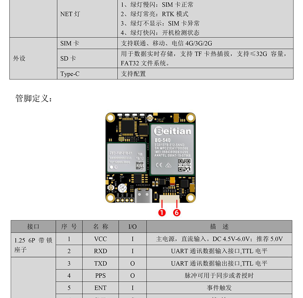 BG-540-4G-RTK模块Datasheet-2_03.jpg